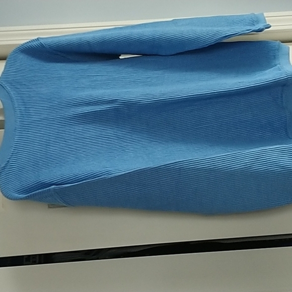 Pennant Blue MADISON Pullover Ribbed Sweatshirt M - Picture 2 of 9